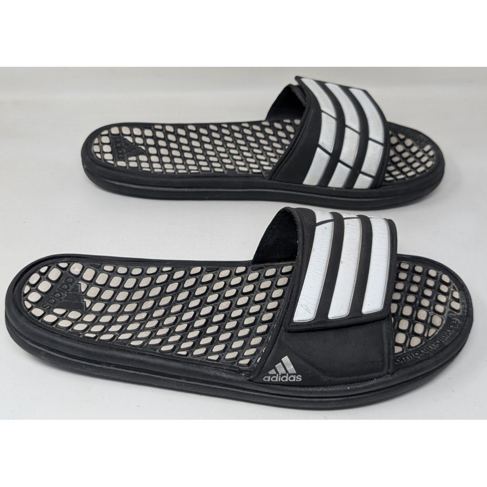 Adidas Calissage 2.0 Sandals‎ Men's Comfort Massage Slides Q21264 Size 10 VTG